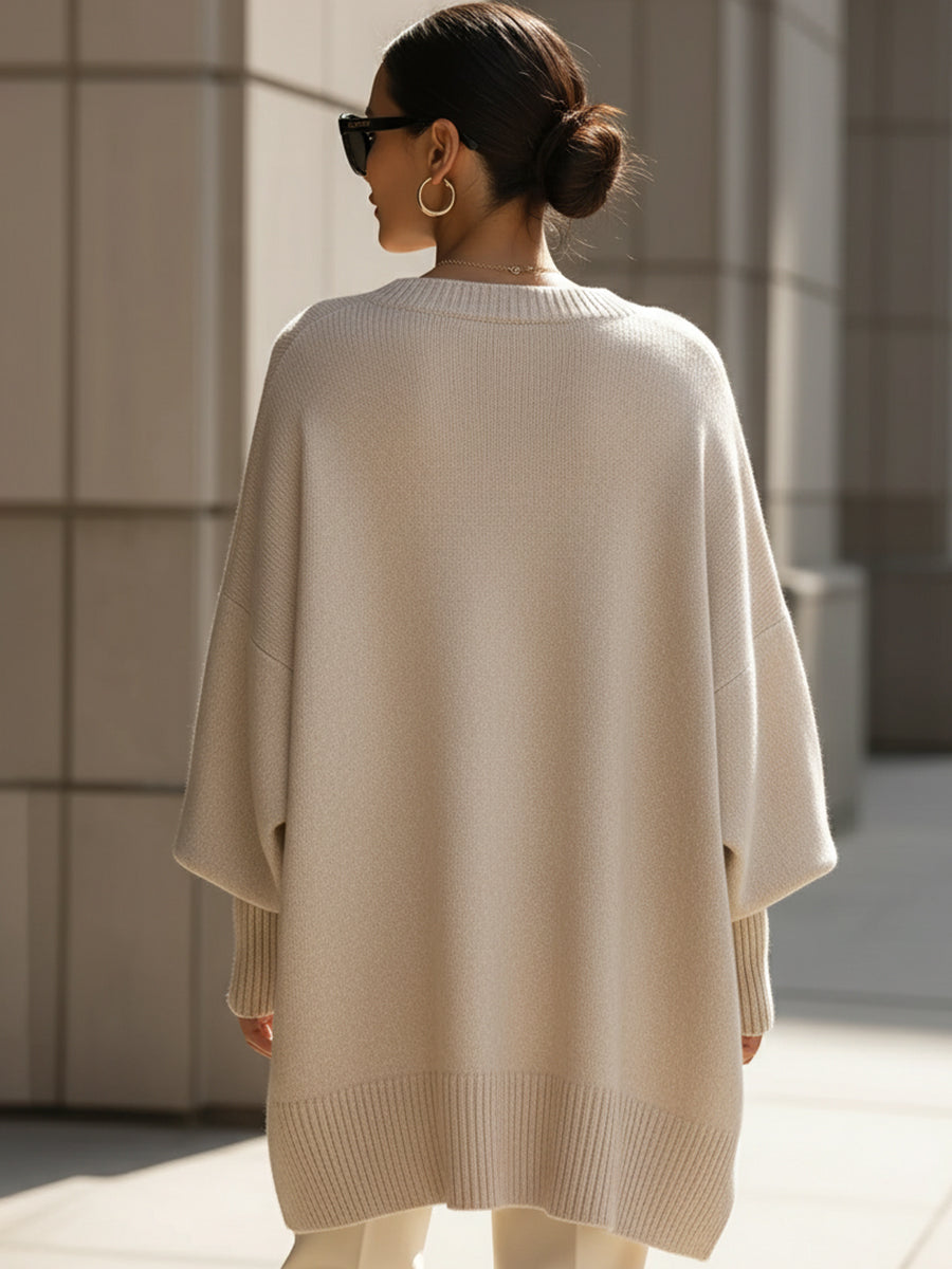 Aster | Oversized Poncho Sweter