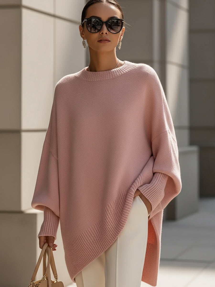 Aster | Oversized Poncho Sweter