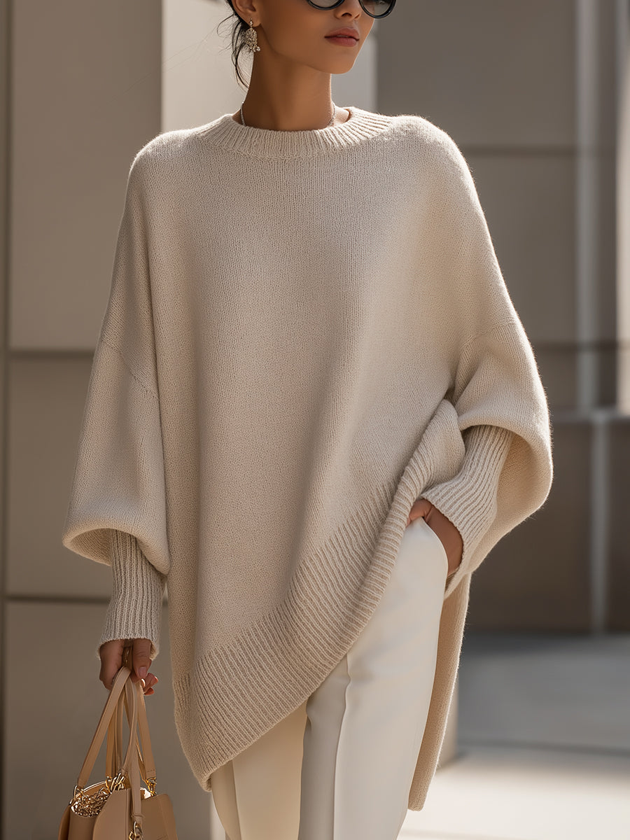 Aster | Oversized Poncho Sweter