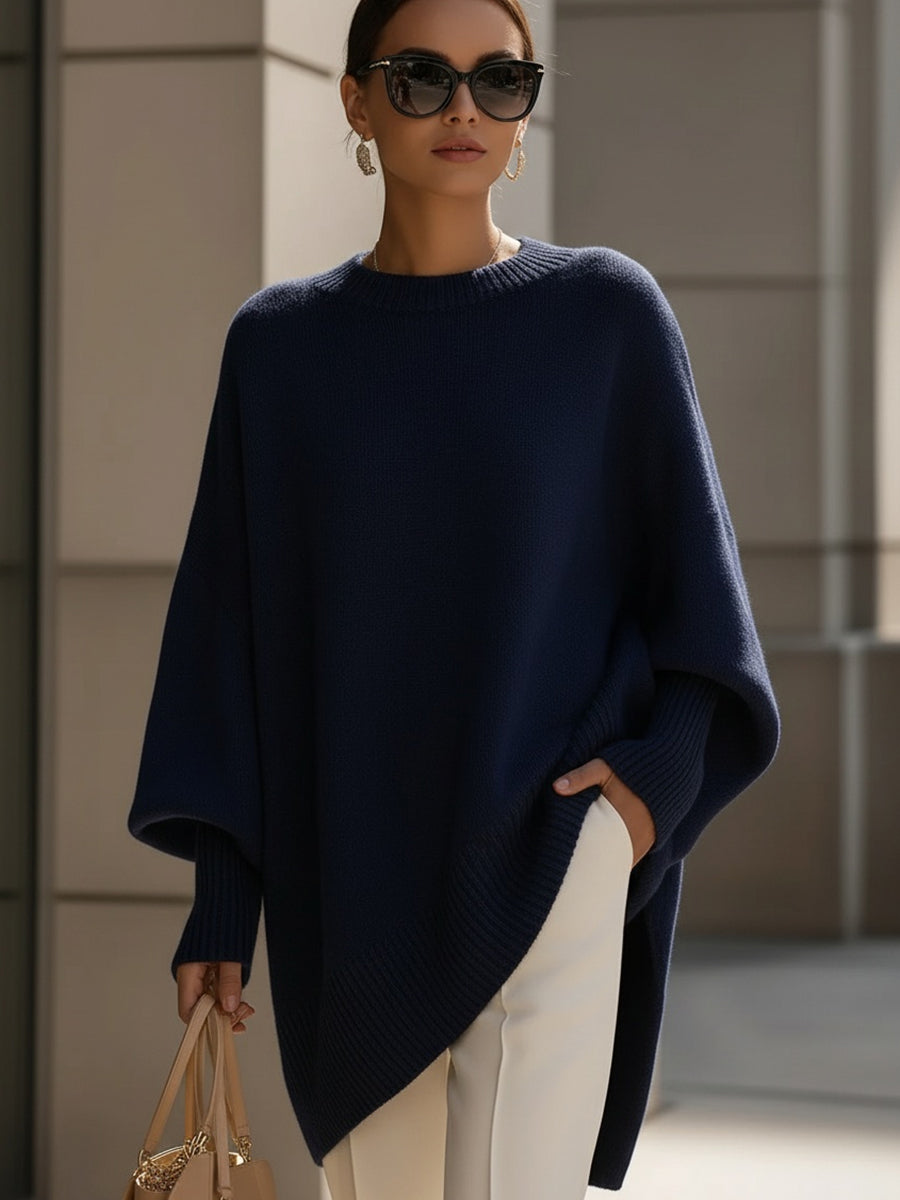 Aster | Oversized Poncho Sweter