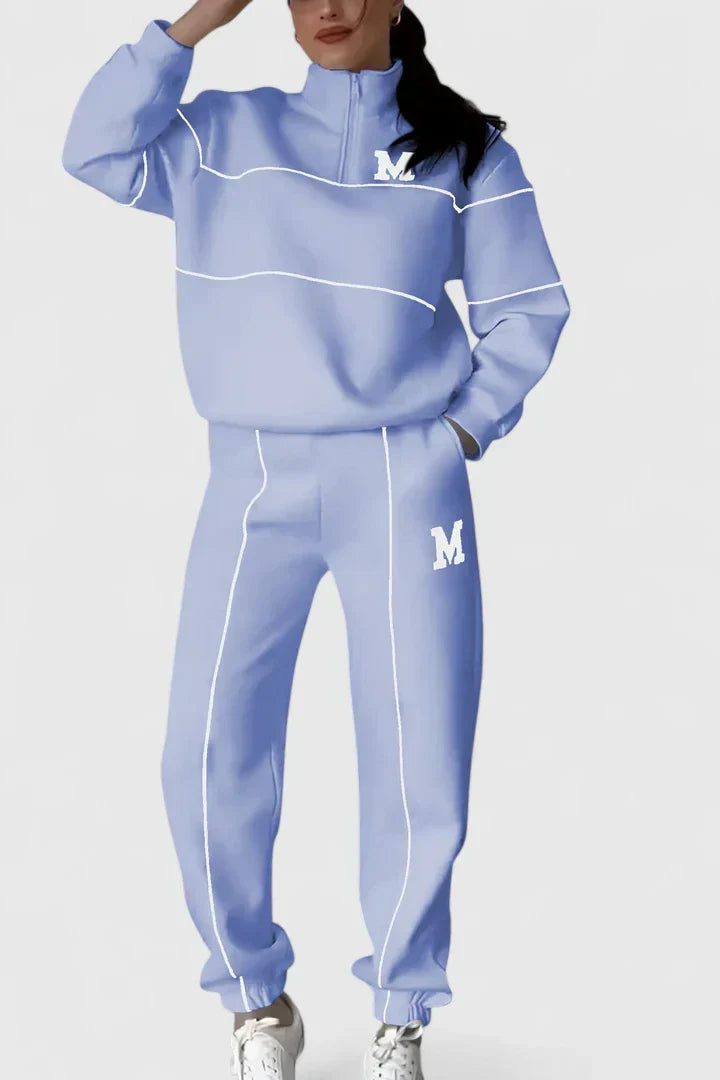 Thalynnae | Wygodny zestaw swetra i spodni