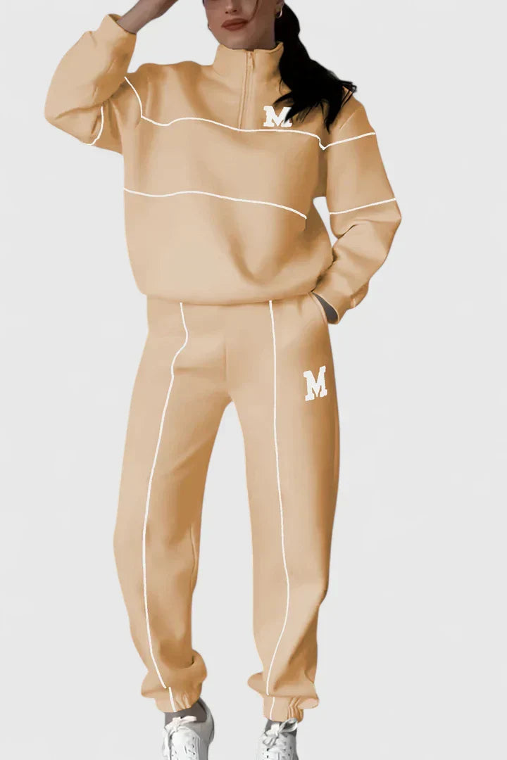 Thalynnae | Wygodny zestaw swetra i spodni