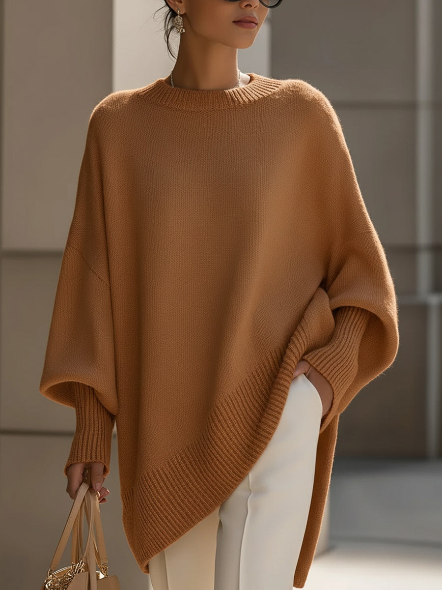Aster | Oversized Poncho Sweter