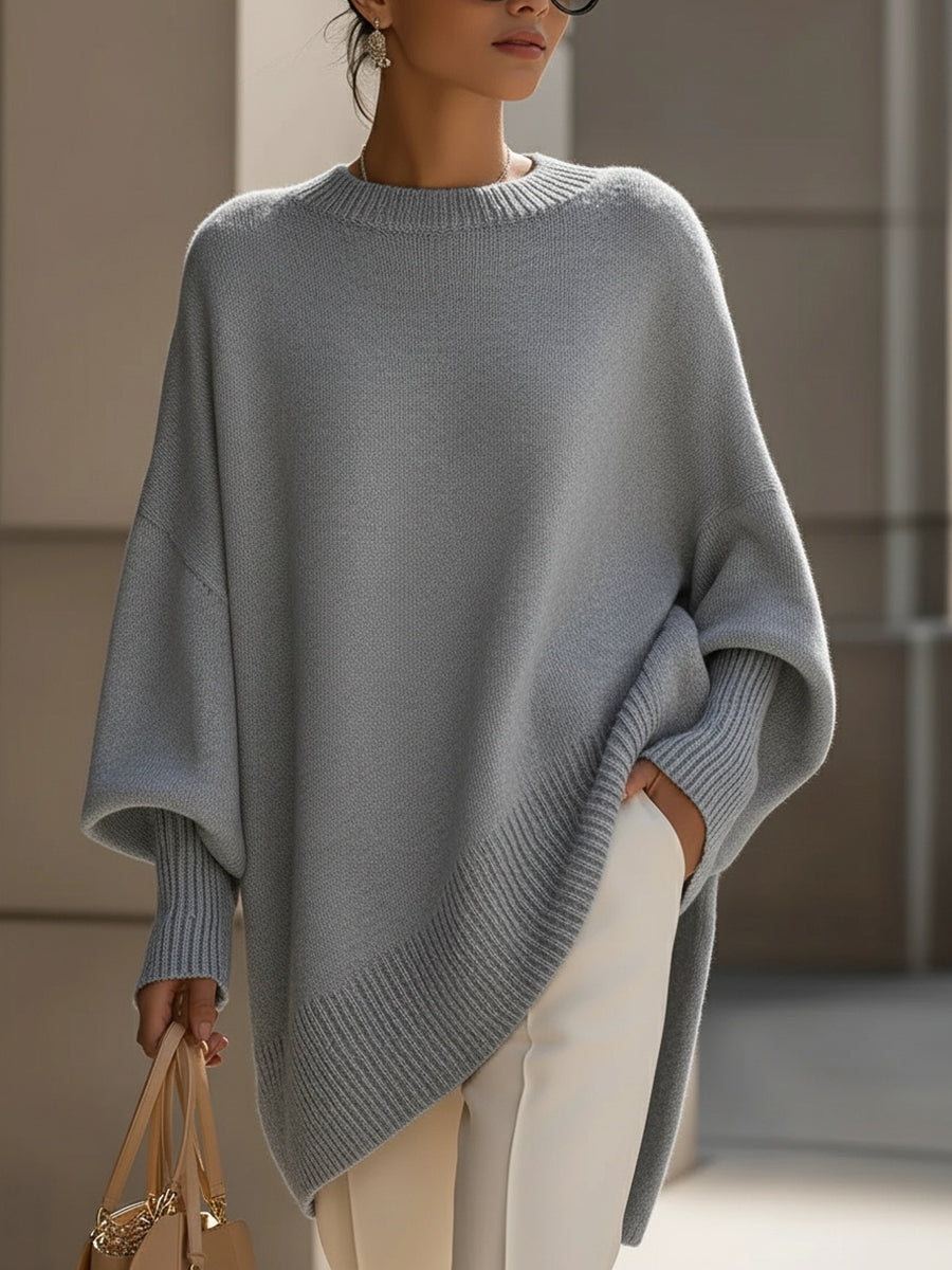 Aster | Oversized Poncho Sweter