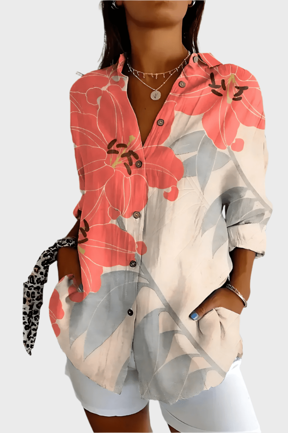 Koszula Kwiatowa z Bawełny
