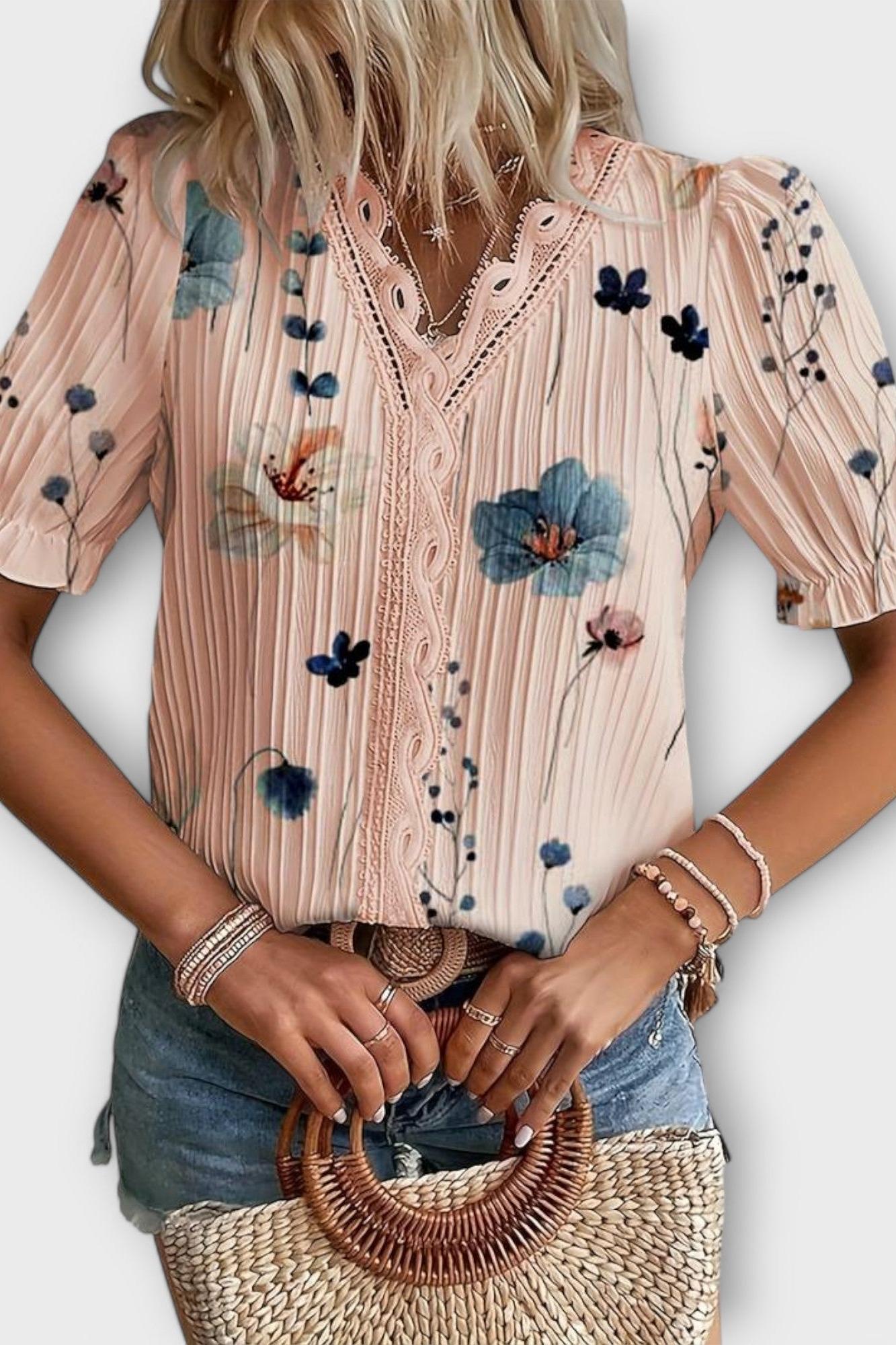 Bruna - Elegancki top z sercowym dekoltem