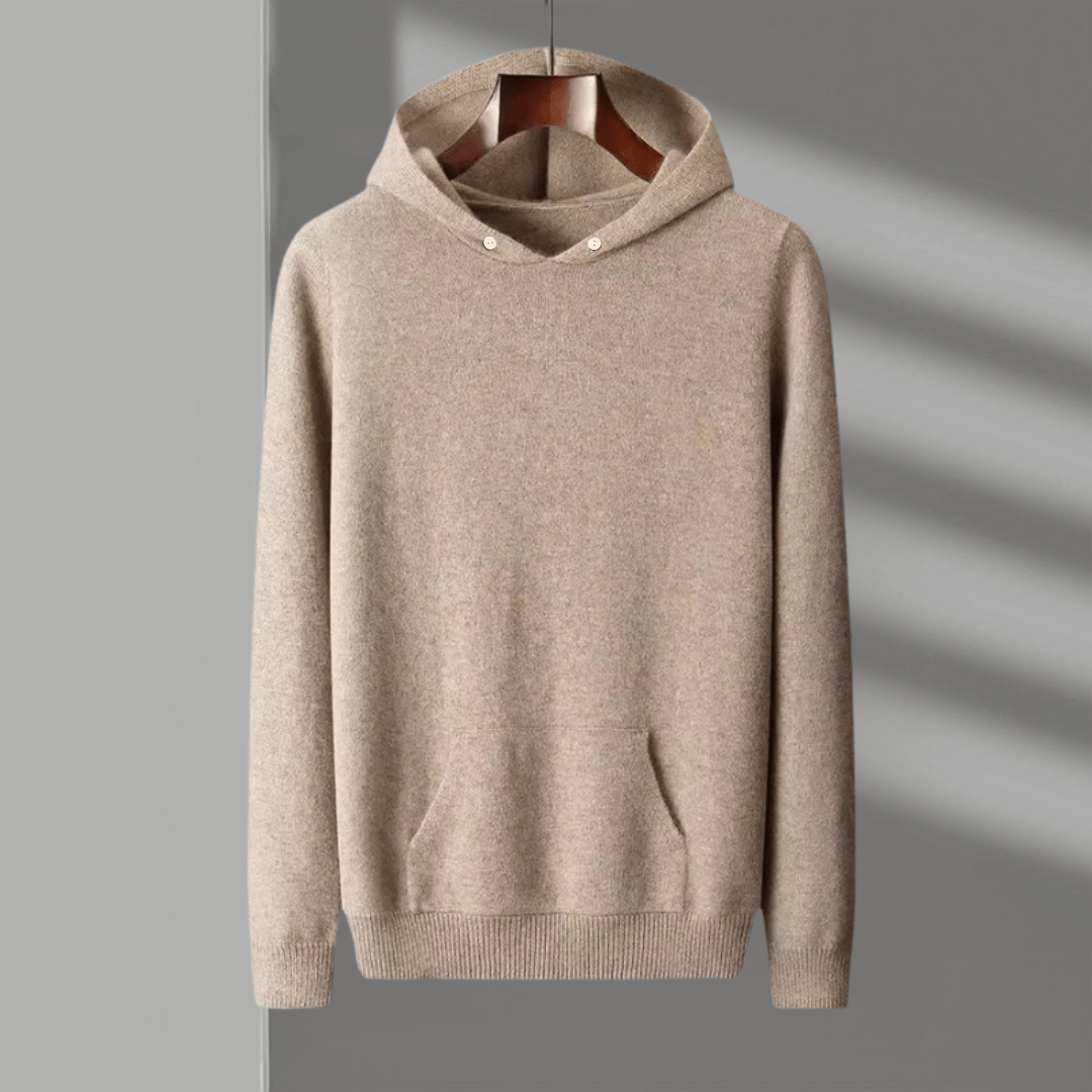 Hoodie z wełny merino Arden