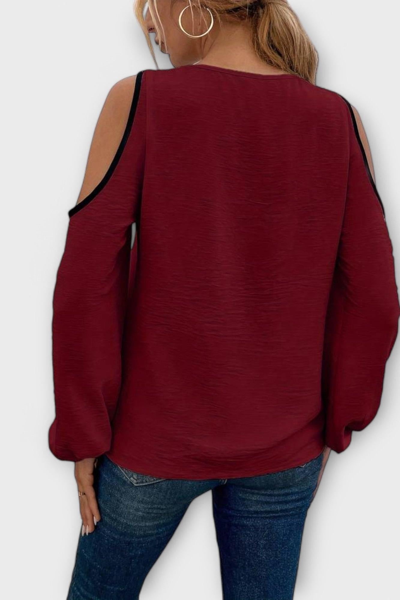 Mariana - T-shirt z kwadratowym dekoltem