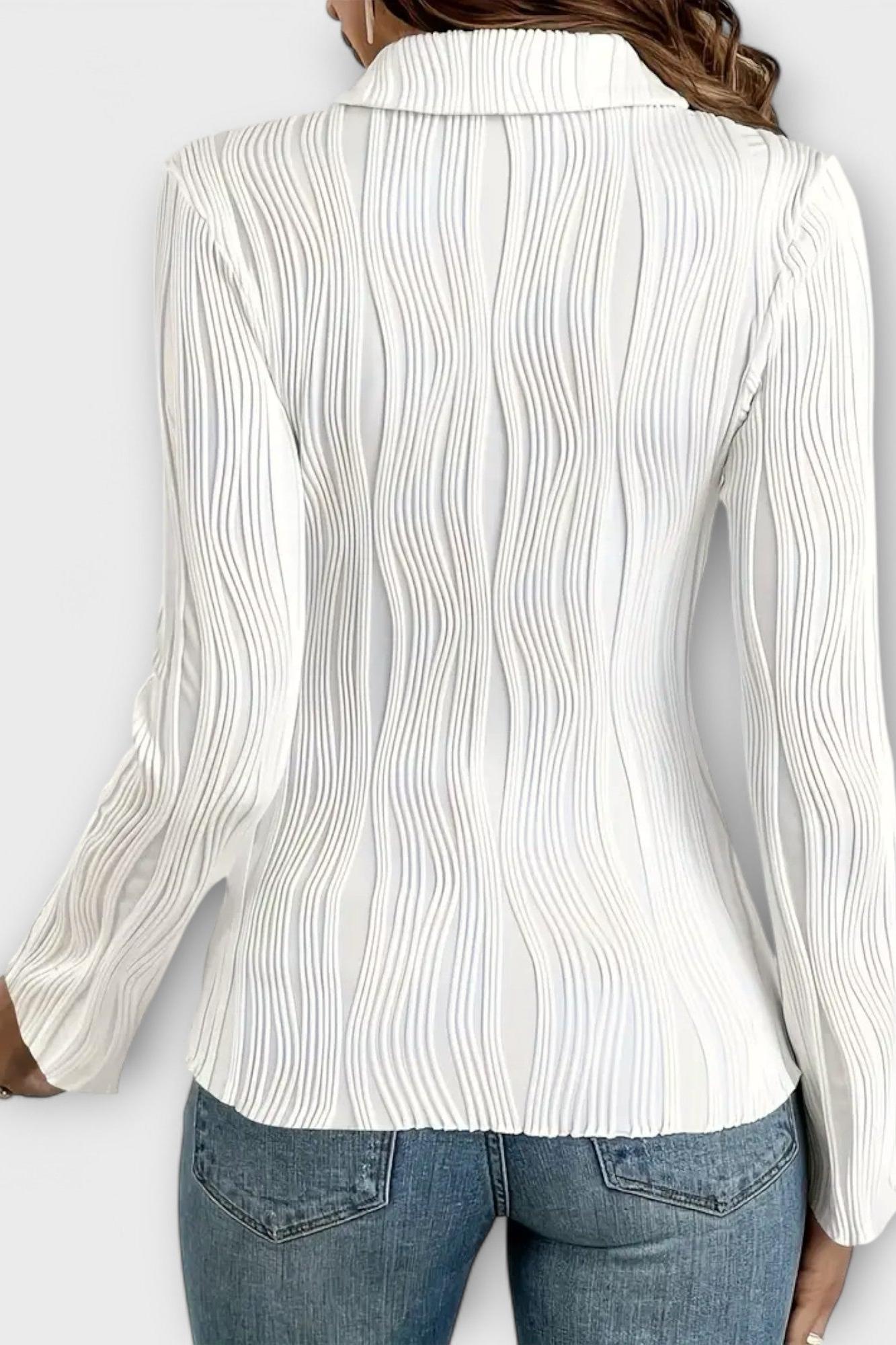 Natalia - Bluzka z Długim Rękawem