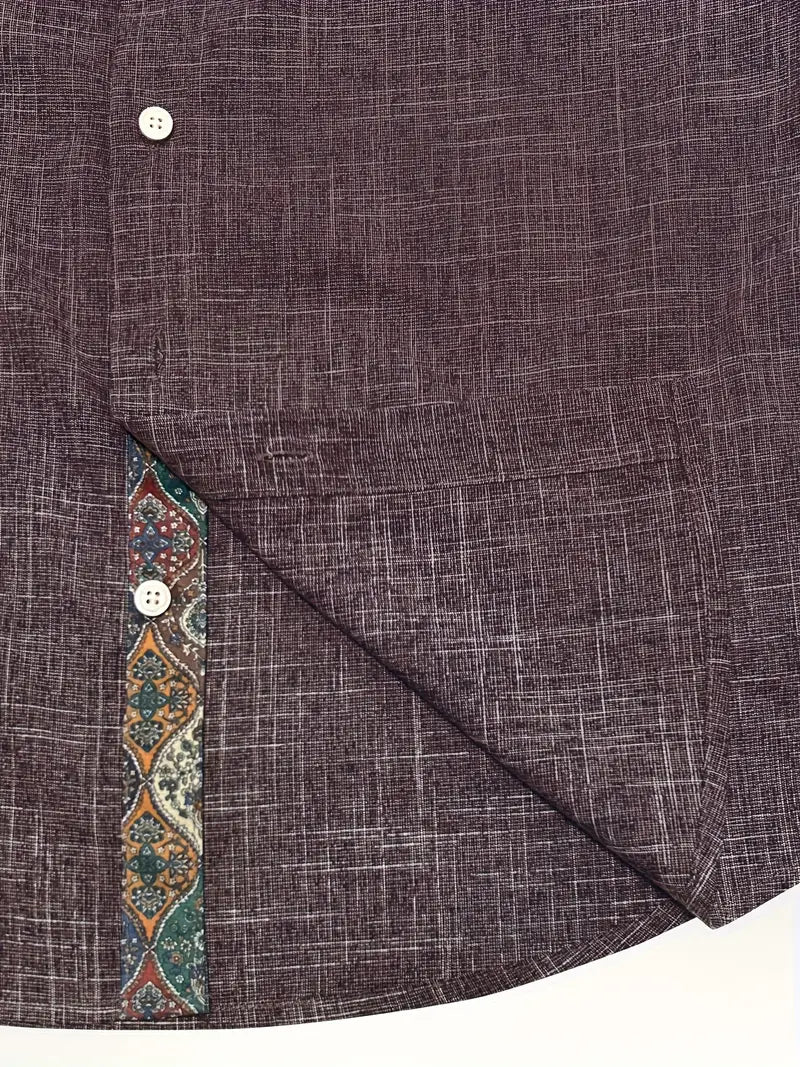 Teodoro | Koszula z długim rękawem z guzikami