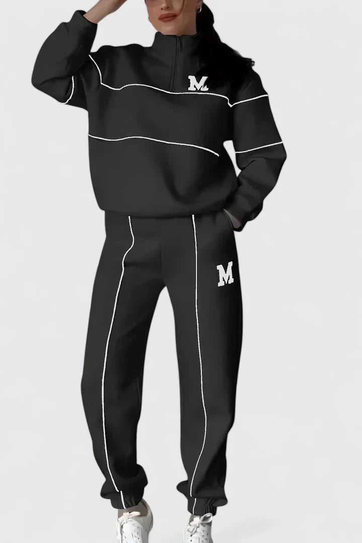 Thalynnae | Wygodny zestaw swetra i spodni