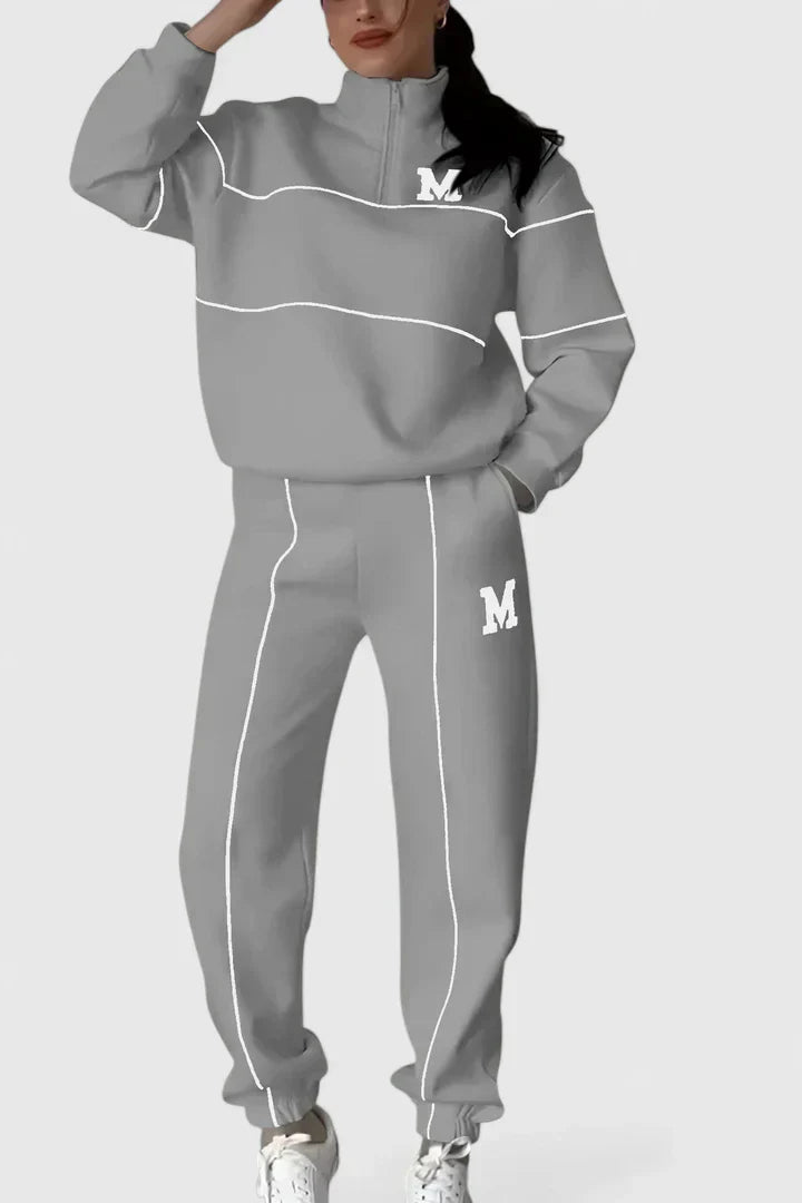 Thalynnae | Wygodny zestaw swetra i spodni