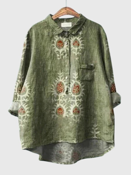 Valeria™ - Bluzka w Kwiatowy Wzór