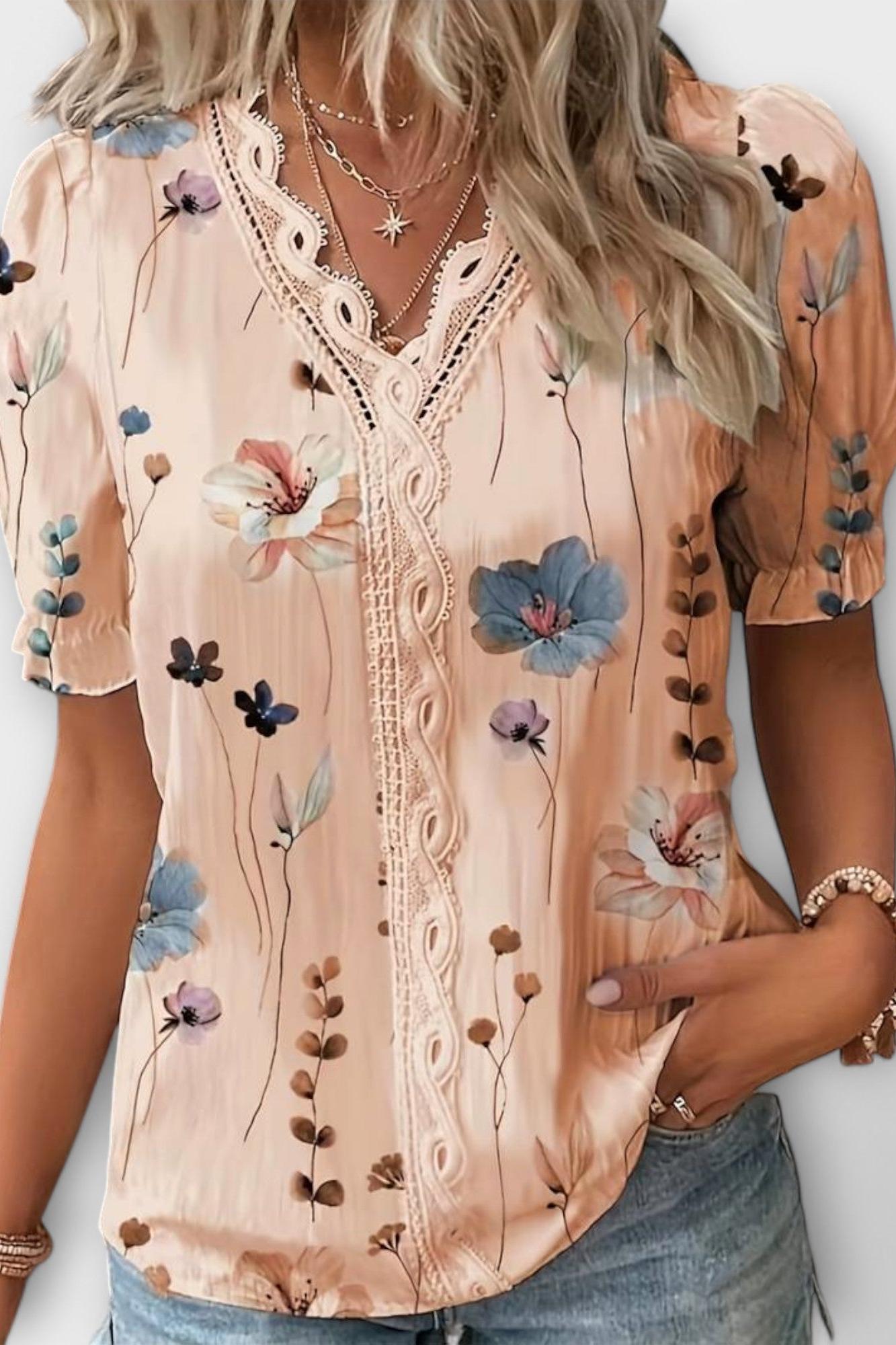 Bruna - Elegancki top z sercowym dekoltem