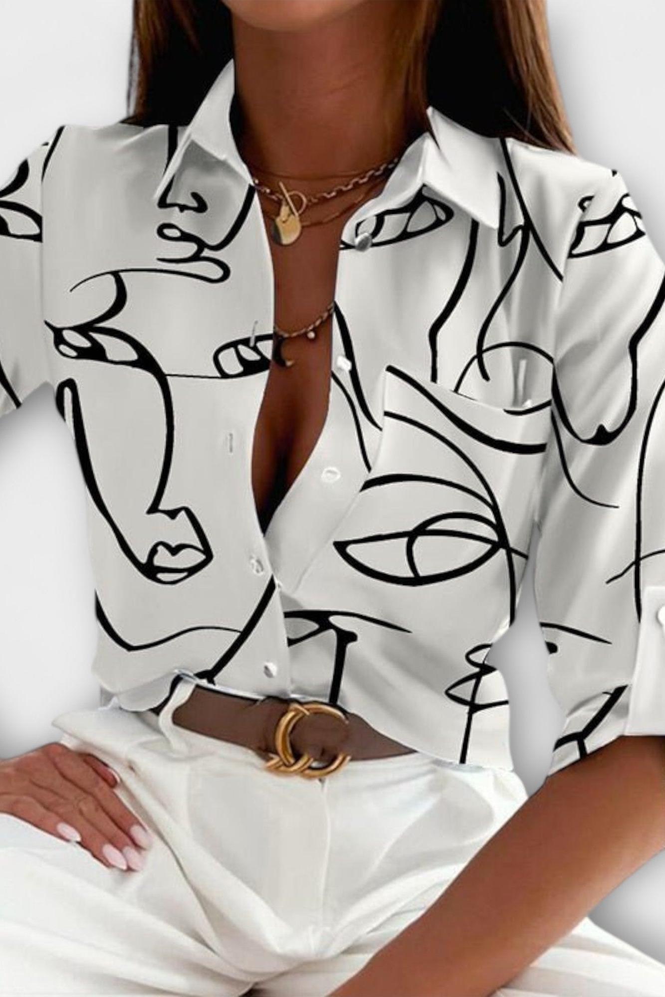 Maria - Koszula z klasycznym kołnierzykiem