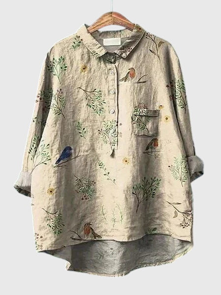 Valeria™ - Bluzka w Kwiatowy Wzór